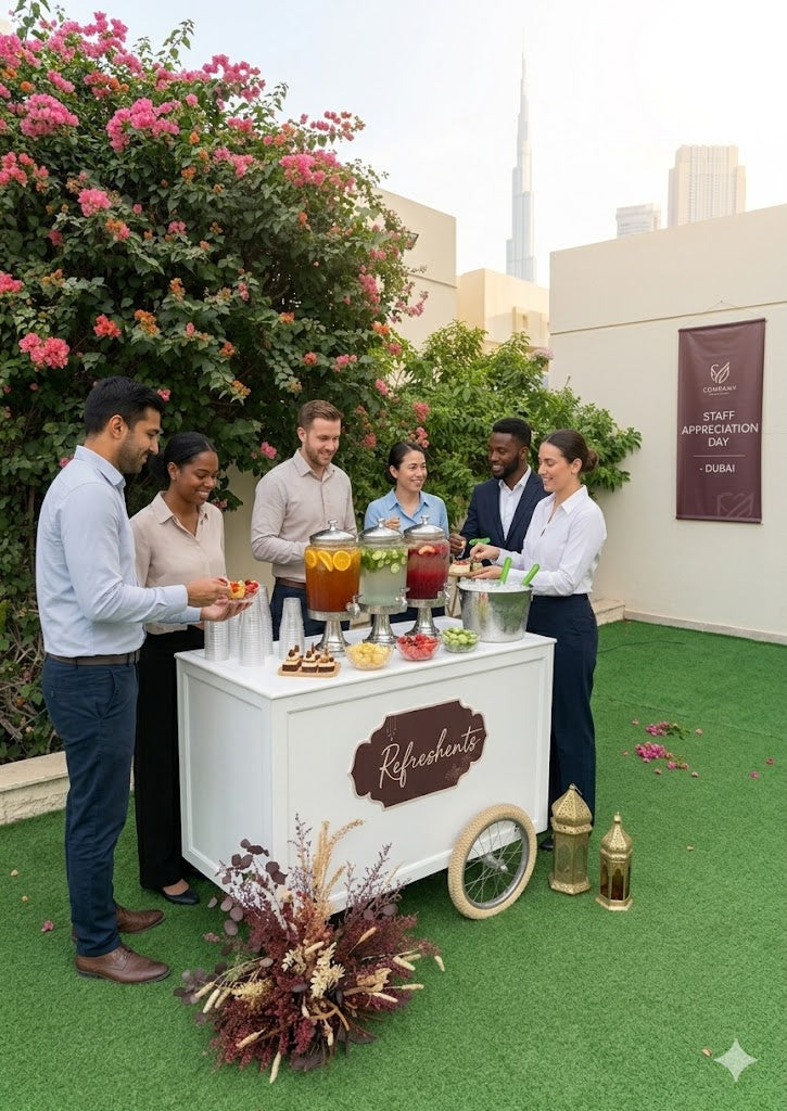 Staff Appreciation Live Treat Station Ideas for Corporate Events in Dubai
