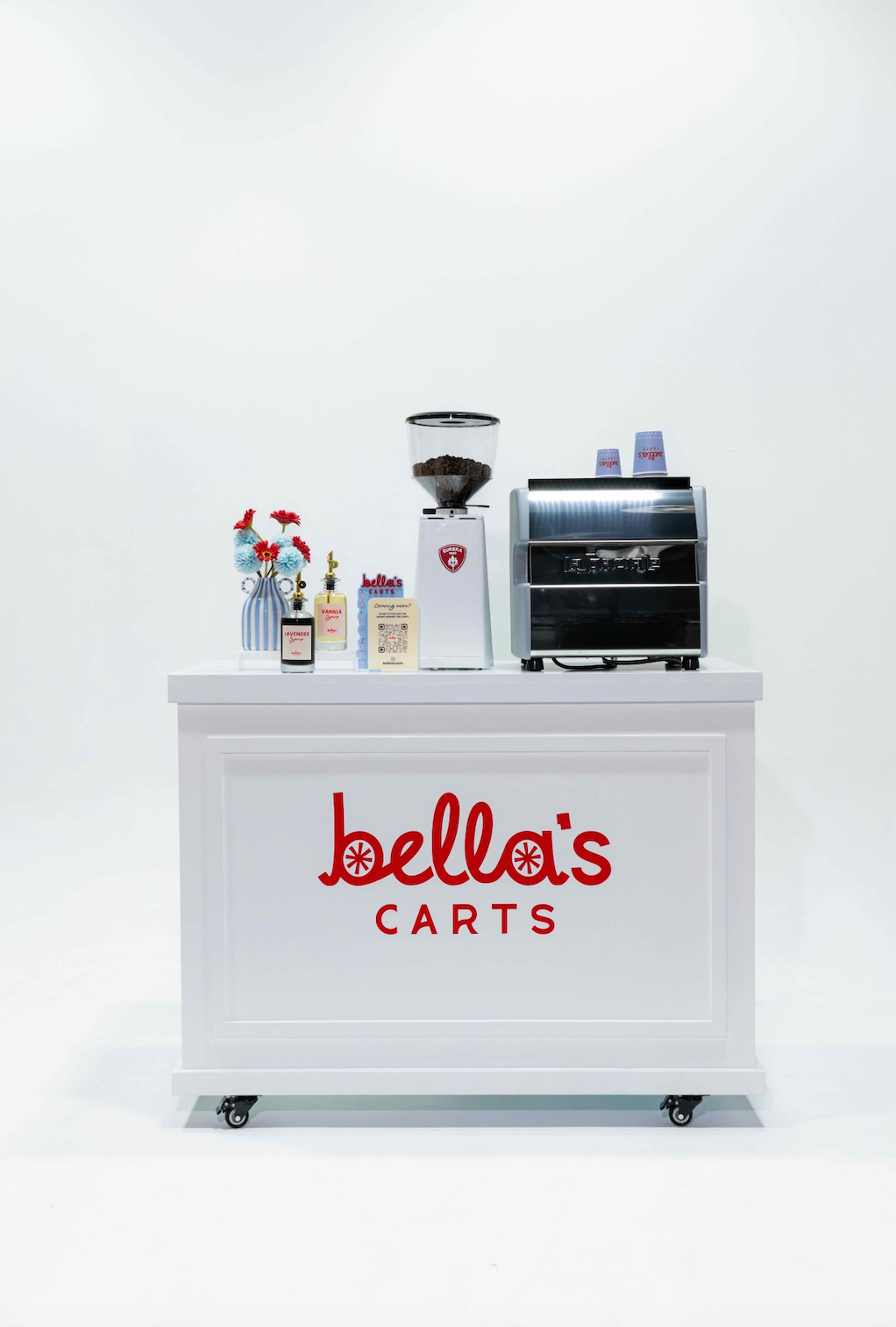Mobile coffee catering station 